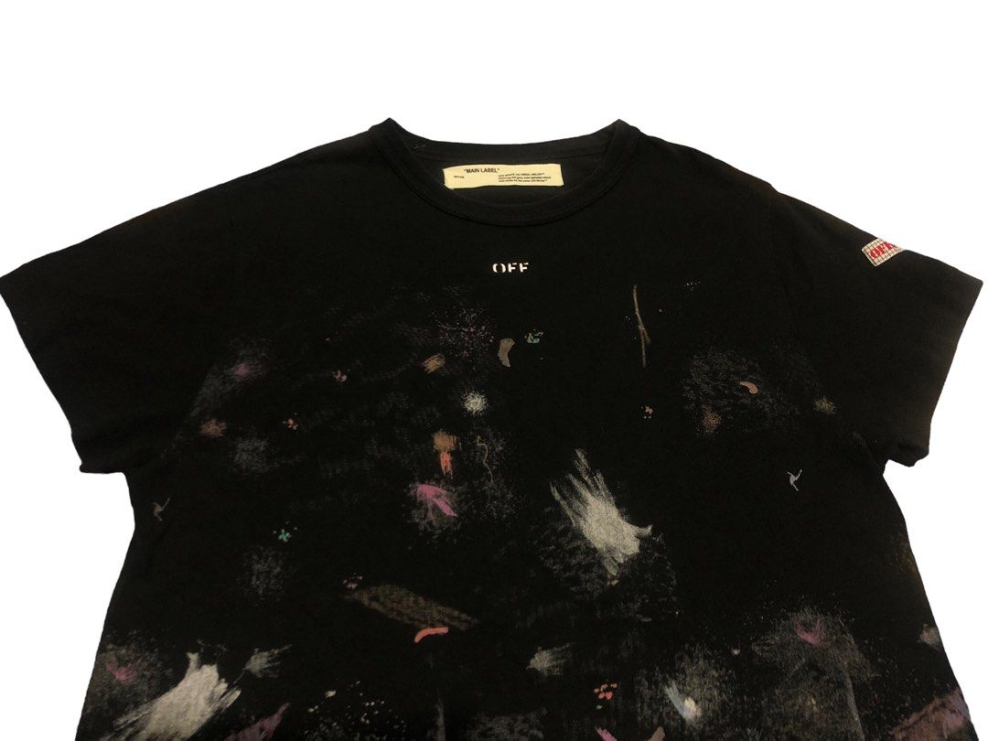 Off white online galaxy tee price