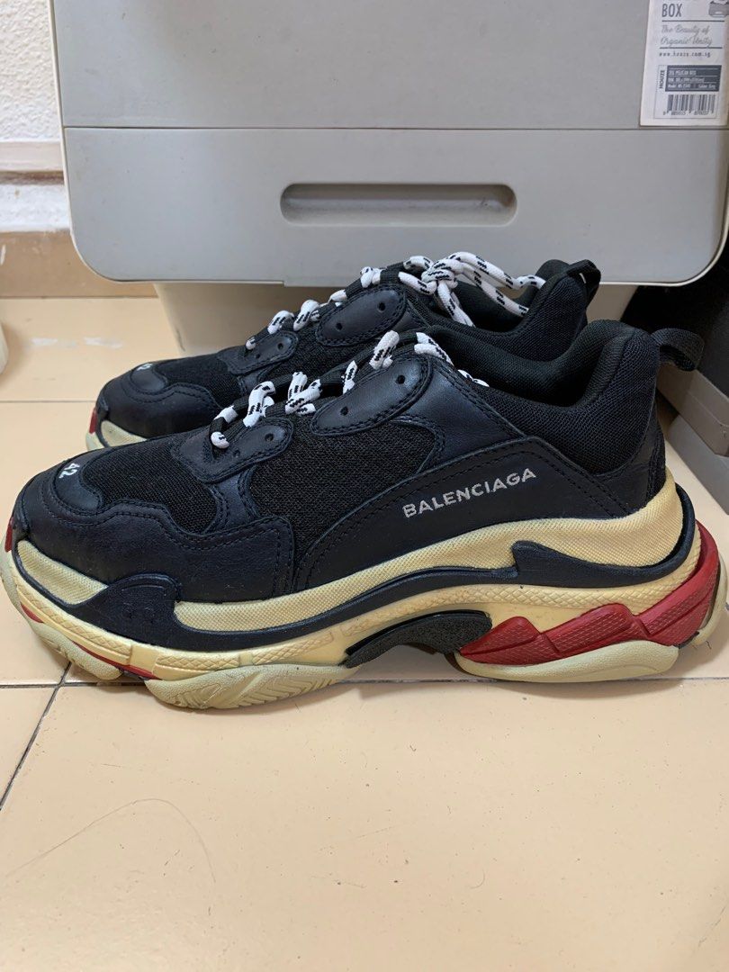 Balenciaga triple sale s leather sneakers