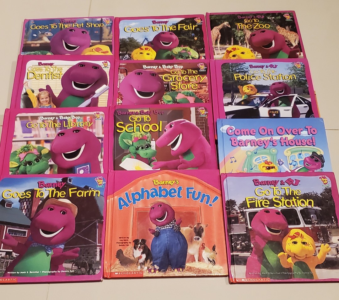 Barney & Baby Pop learning series for kids, Hobbies & Toys, Books ...