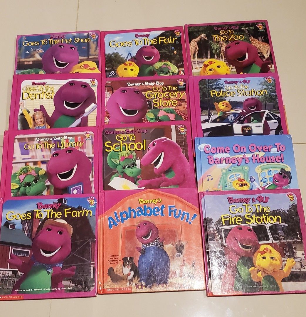 Barney & Baby Pop learning series for kids, Hobbies & Toys, Books ...