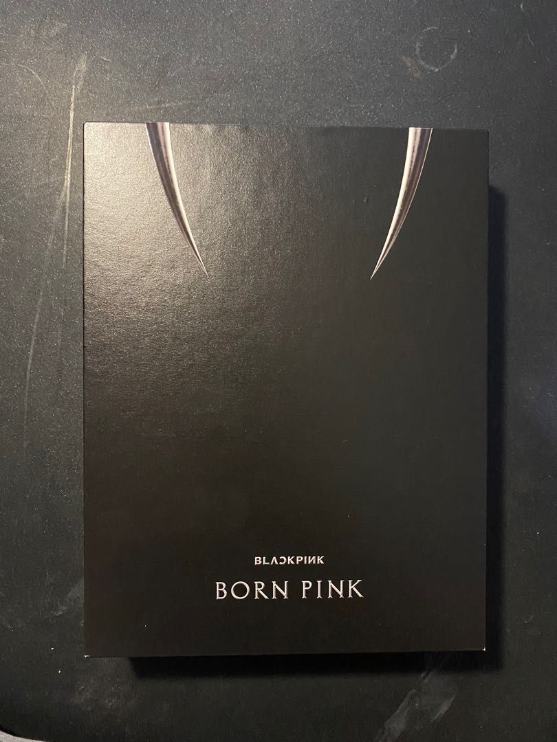 Blackpink Born Pink Album Black Version, Hobbies & Toys, Memorabilia