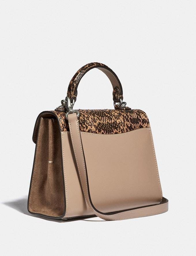 [Brand New] Coach Tabby Top Handle 20 Snakeskin, Luxury, Bags & Wallets
