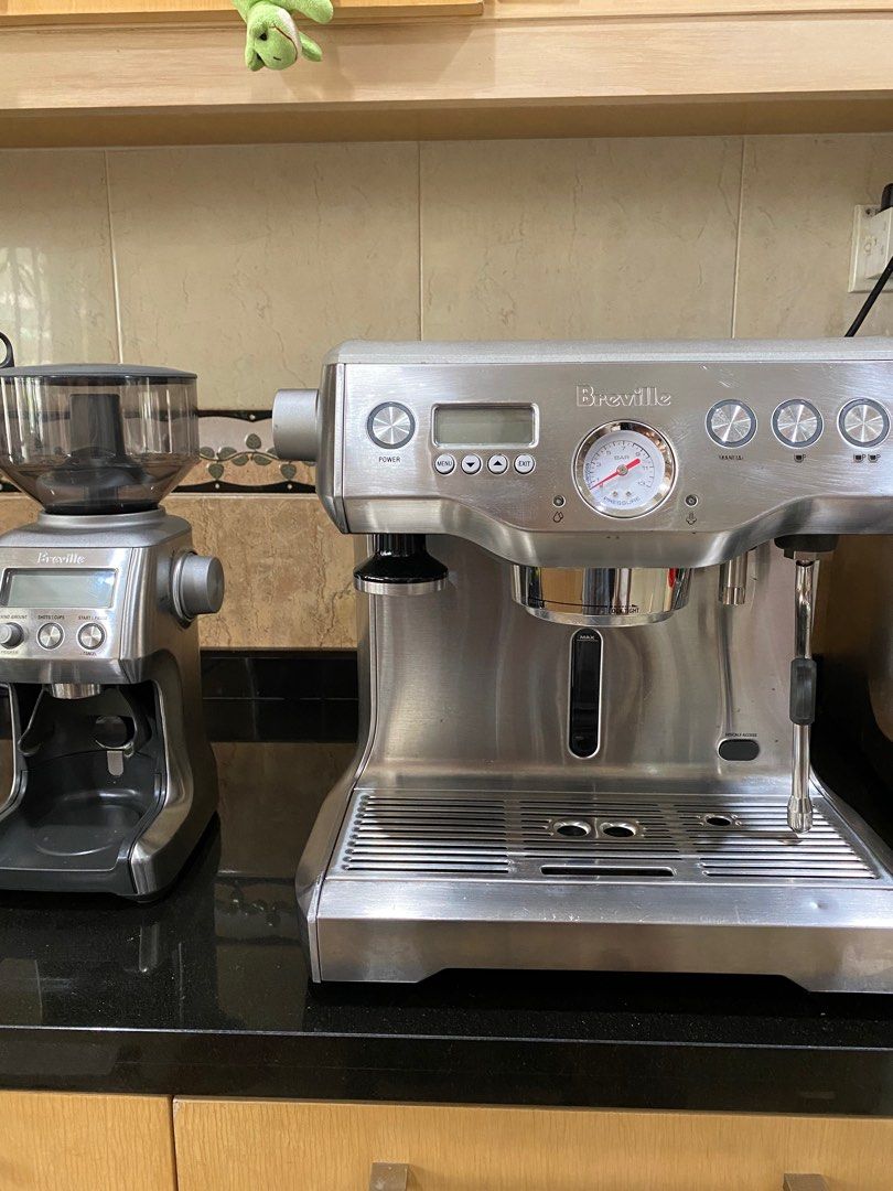 Breville Dual Boiler BES 920 + Breville Smart Grinder Pro BCG 820, TV & Home Appliances, Kitchen