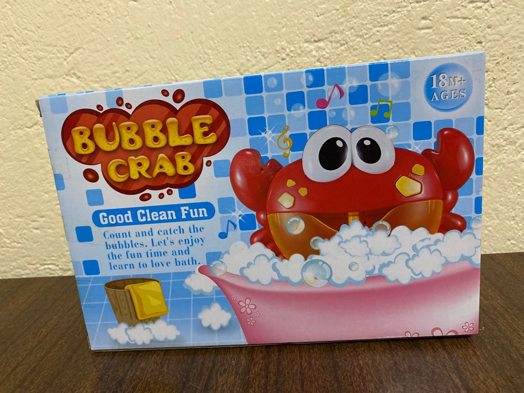 Bubble Bath Crab, Babies & Kids, Bathing & Changing, Other Baby Bathing