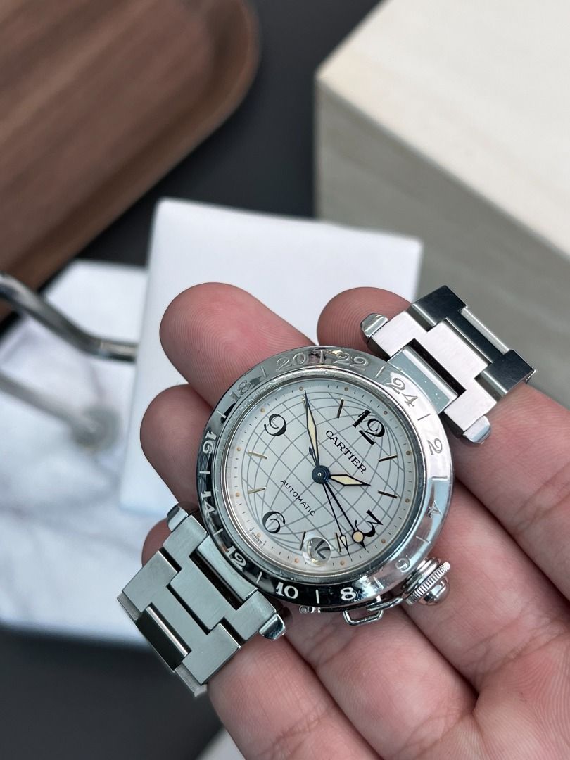 Cartier pasha clearance gmt 2377