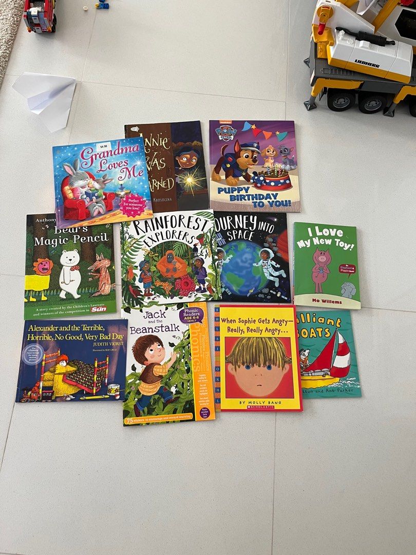 Children Books (all of them at 10), Hobbies & Toys, Books & Magazines