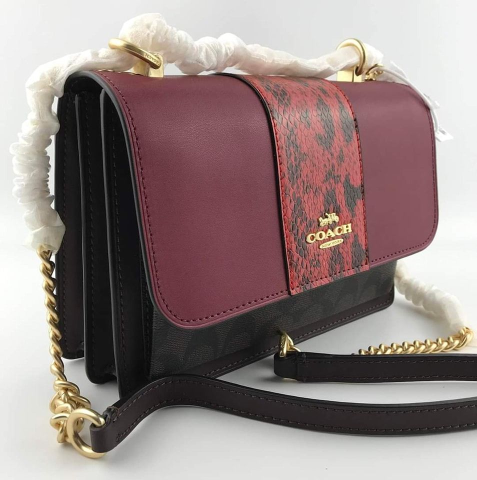 COACH MINI GRACE CROSSBODY IN SIGNATURE CANVAS, Luxury, Bags & Wallets ...
