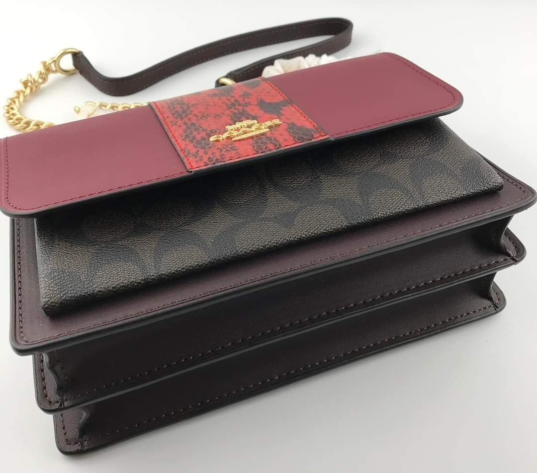 COACH MINI GRACE CROSSBODY IN SIGNATURE CANVAS, Luxury, Bags & Wallets ...
