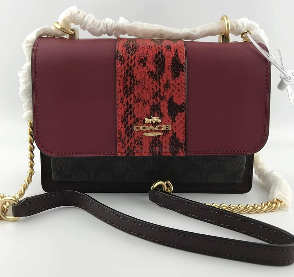 COACH MINI GRACE CROSSBODY IN SIGNATURE CANVAS, Luxury, Bags & Wallets ...