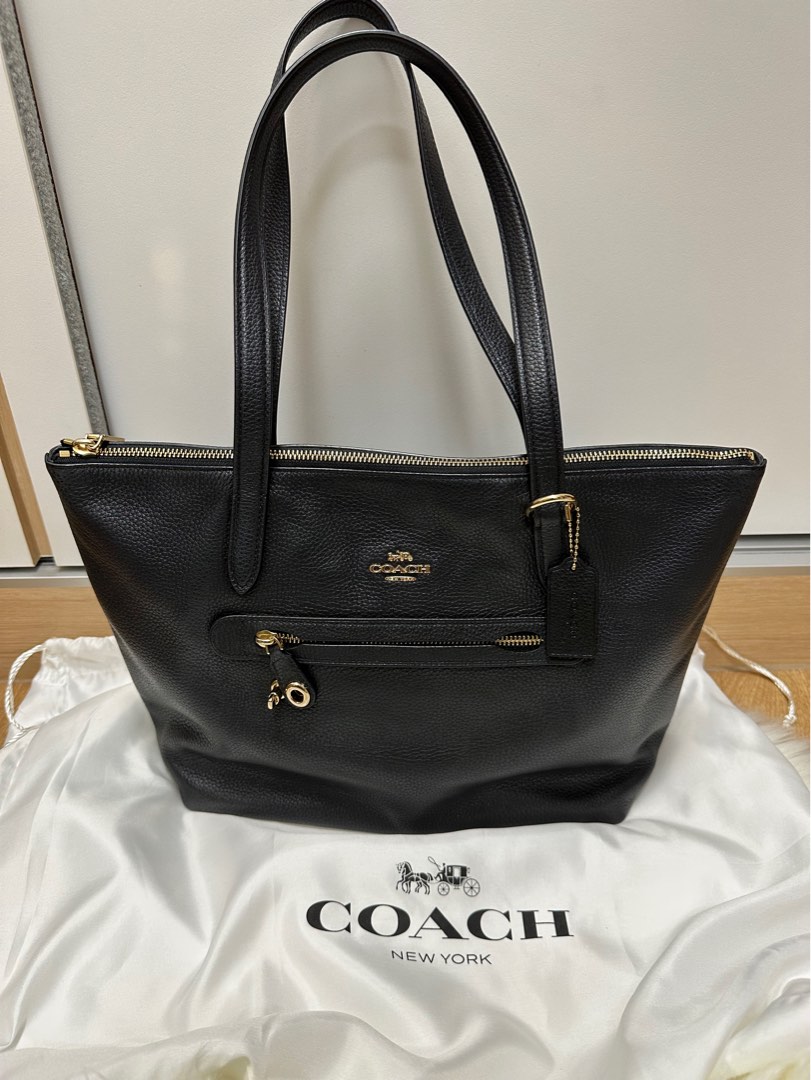 Coach Taylor Tote Bag black, Luxury, Bags & Wallets on Carousell
