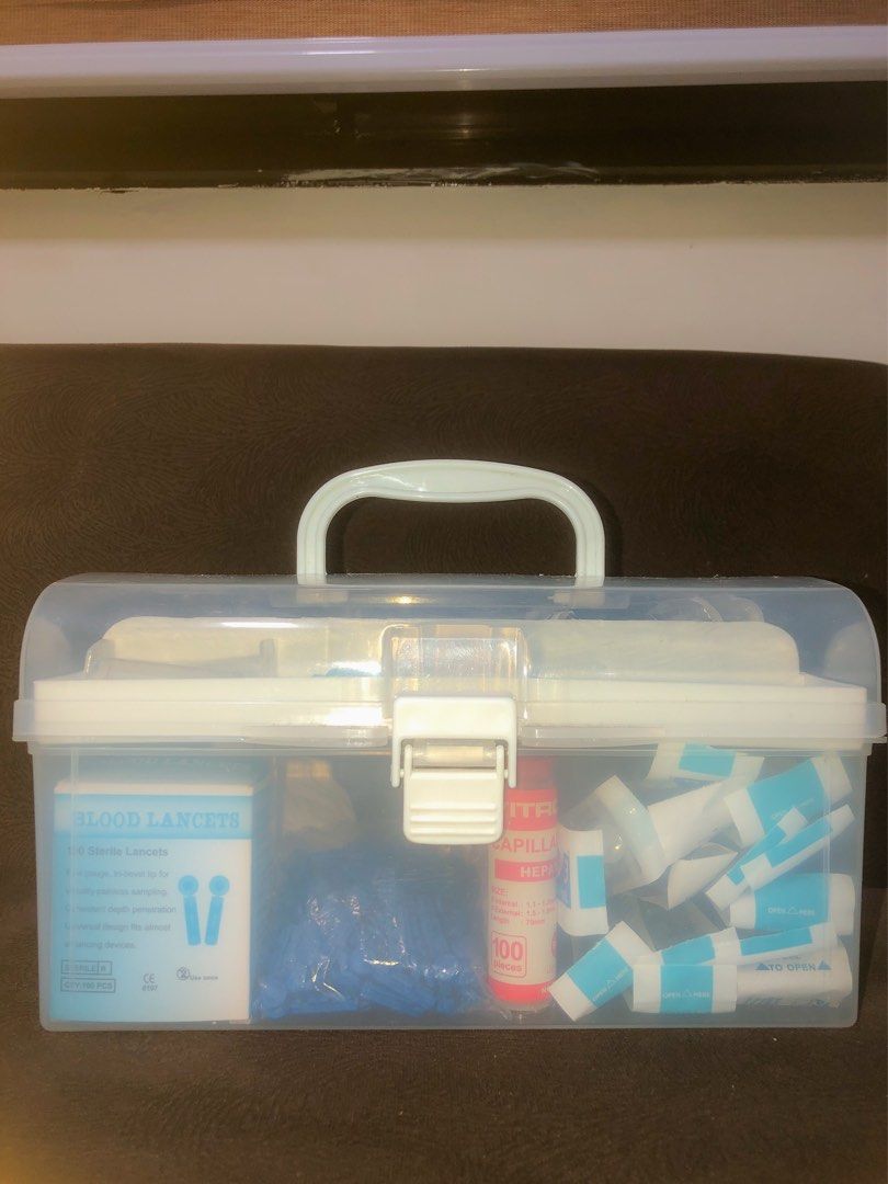 Phlebotomy Kit (Tackle box), Health & Nutrition, Medical Supplies & Tools  on Carousell