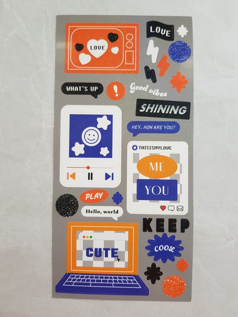 Daiso Korea Stickers - Php30 per piece (Category: Craft Supplies & Tools) located in Pasig City. Submitted by closetfullofjoy (Listing ID 1210791352, Image 2). Description: Original Daiso Korea stickers Sold per piece Php30 each Discounted: 5pcs for Php120 Price is fixed. Shipping fee not yet included. MOP is Gcash or BPI only. Shopee checkout available + 10% on price..
