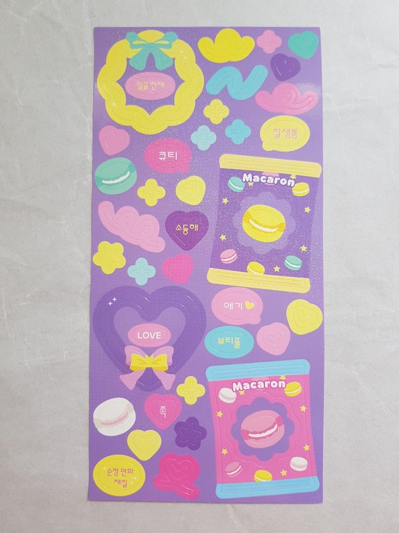 Daiso Korea Stickers Php30 Per Piece, Hobbies & Toys, Stationary