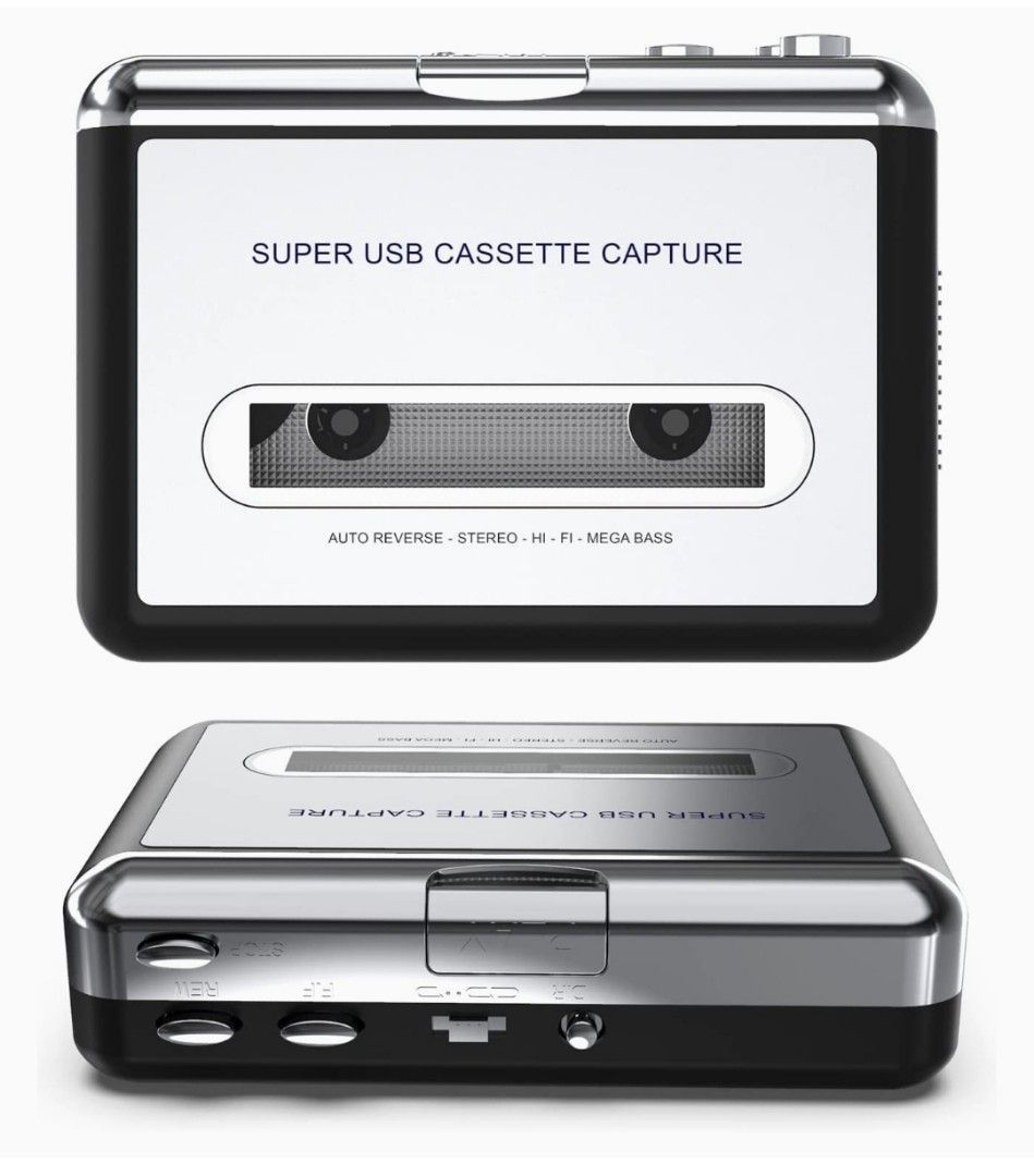 3.5mm Jack Car AUX Cassette Tape Adapter Audio MP3 CD Phone Radio Converter
