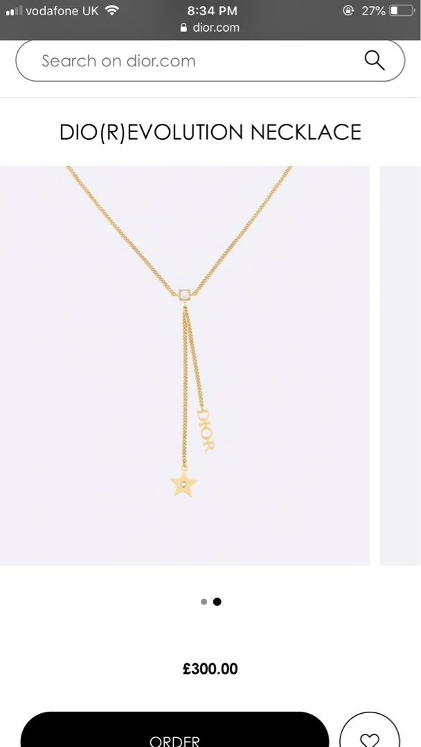 dior evolution necklace