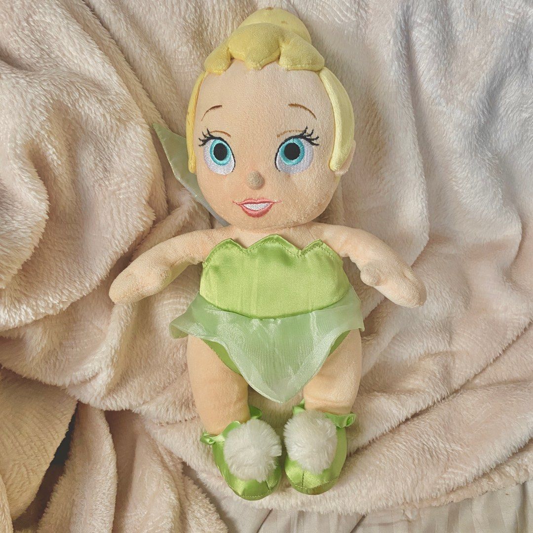 Disney babies rare tinkerbell plush doll toy, Hobbies & Toys, Toys & Games  on Carousell