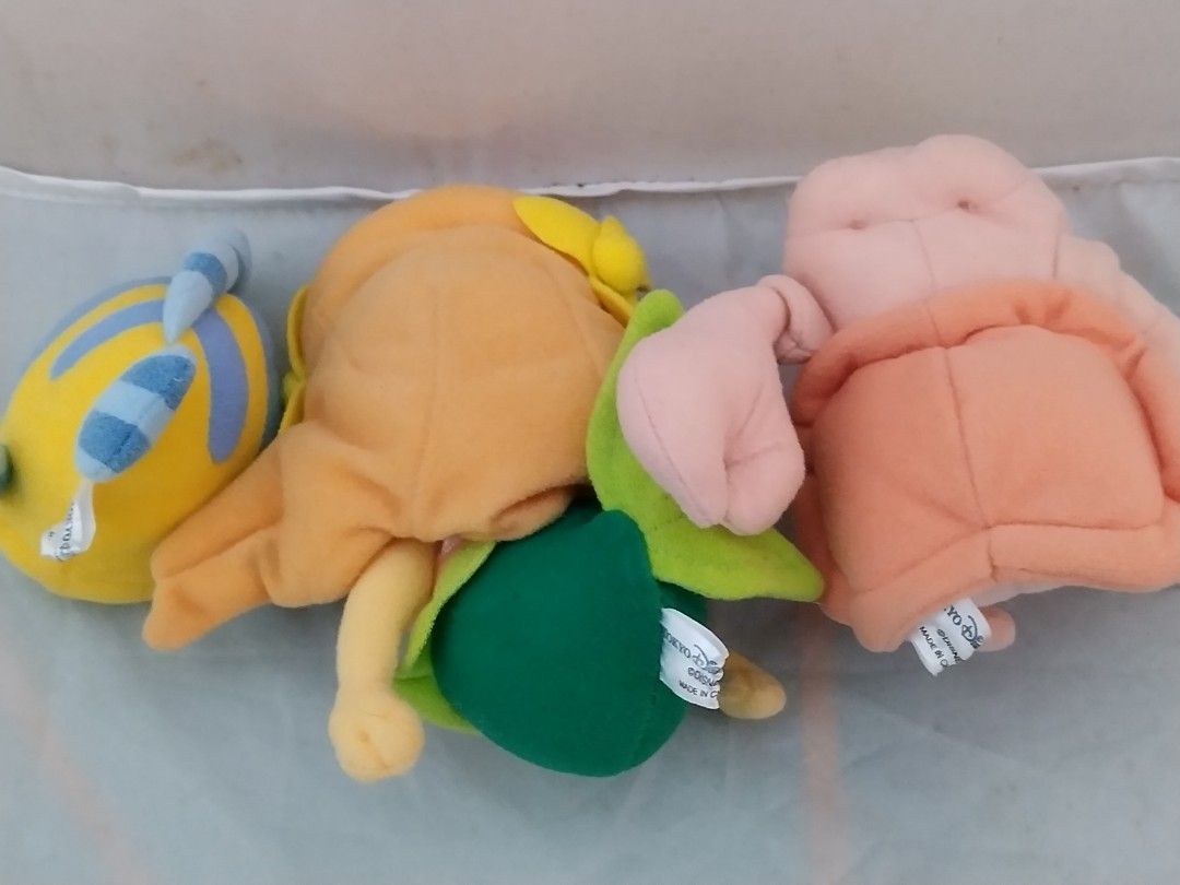 Disney The Little Mermaid Mini Soft Toy Ariel, Flounder & Sebastian