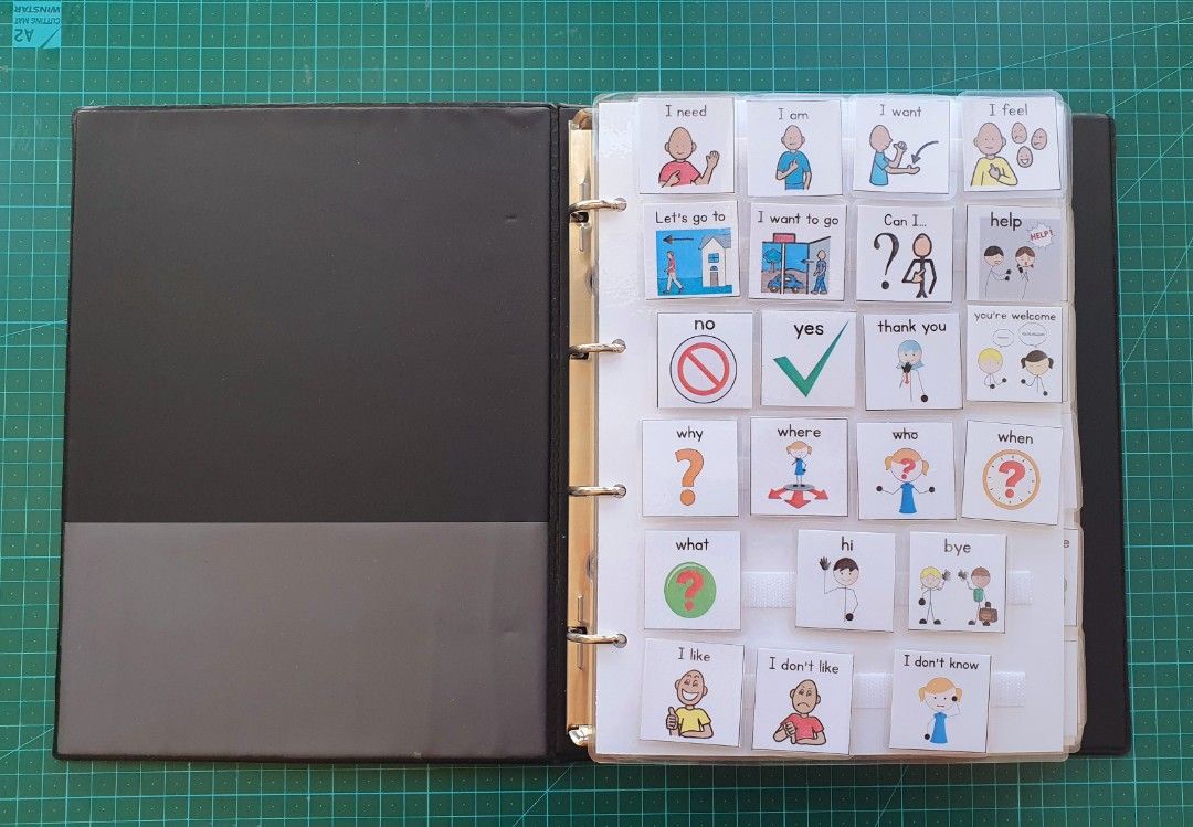 DIY: PECS COMMUNICATION BOOK : AUTISM : READY STOCKS :, Hobbies & Toys ...