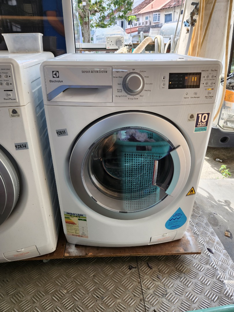 ELECTROLUX Washer & Dryer 7kg/5kg EWW12742, TV & Home Appliances