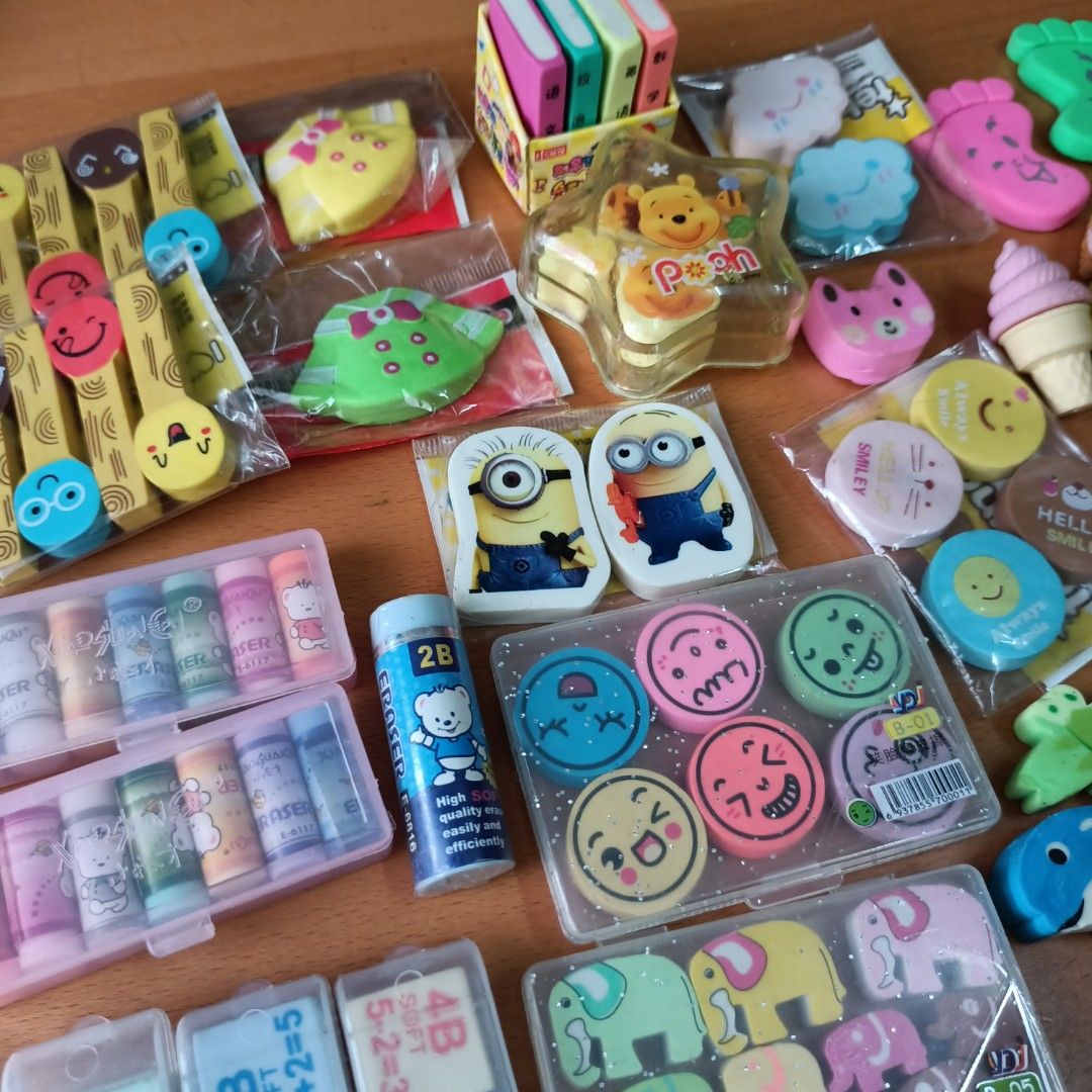 Fancy Erasers Childhood Erasers Collection