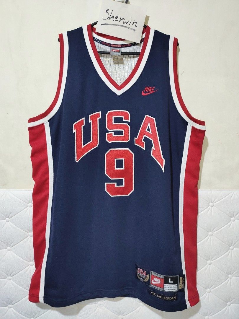 Michael jordan olympic jersey for deals sale