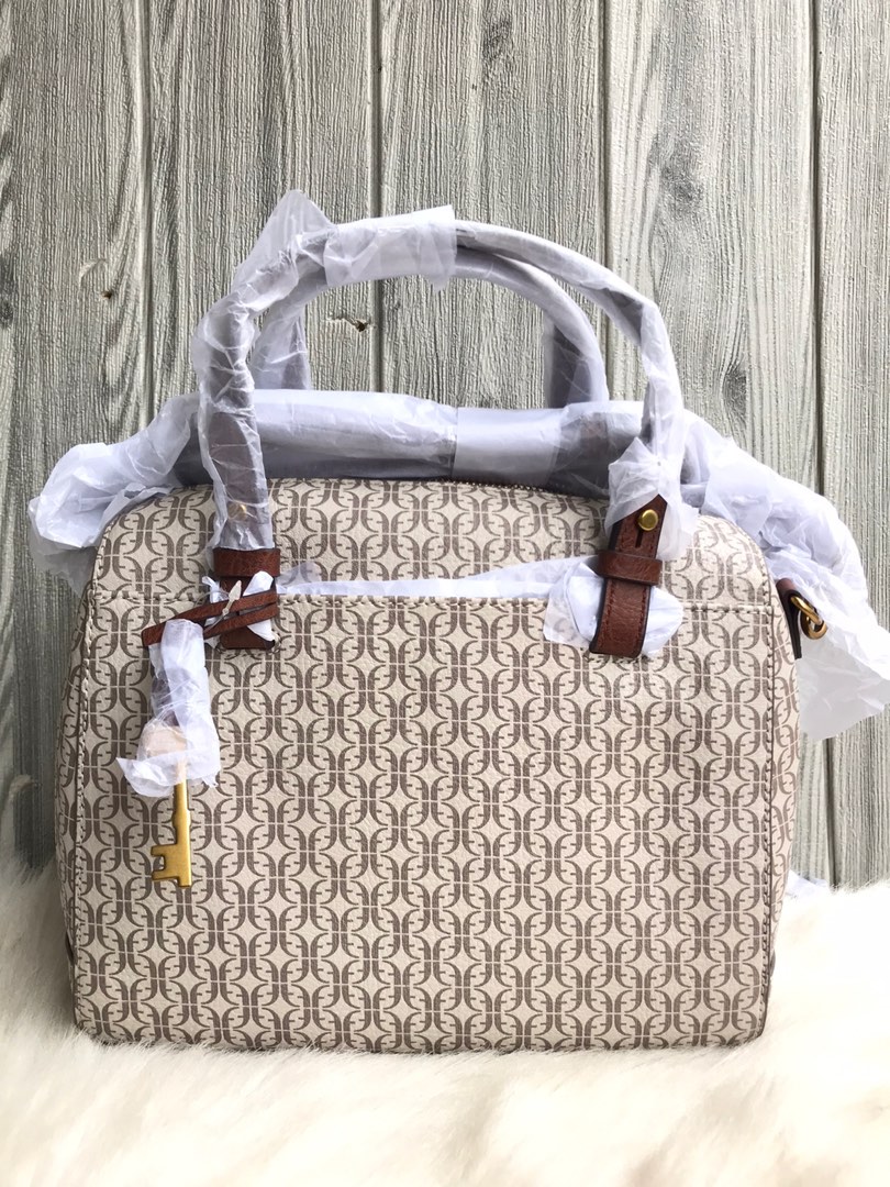 Fossil rachel satchel taupe new arrivals