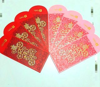 Chinese Red Envelope Hong Bao Lucky Money 6 Bundles 36pcs- Just