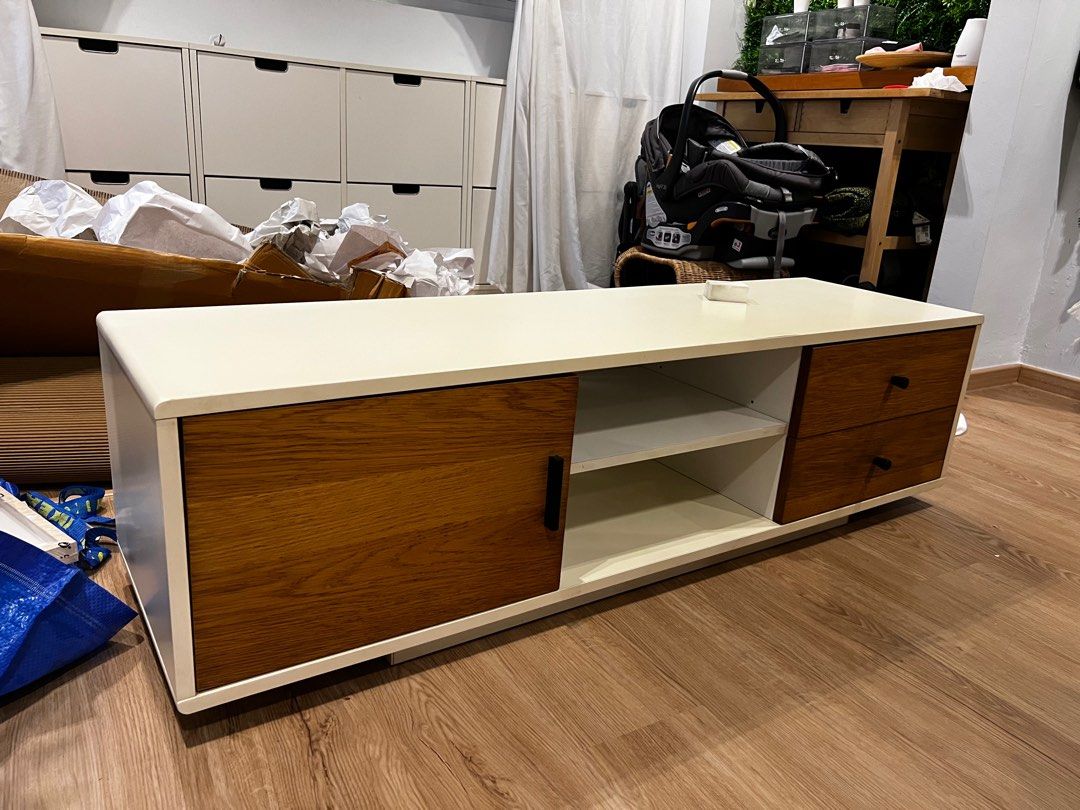 FREE Solid Wood TV console without leg, Furniture & Home Living, Furniture, TV Consoles on Carousell
