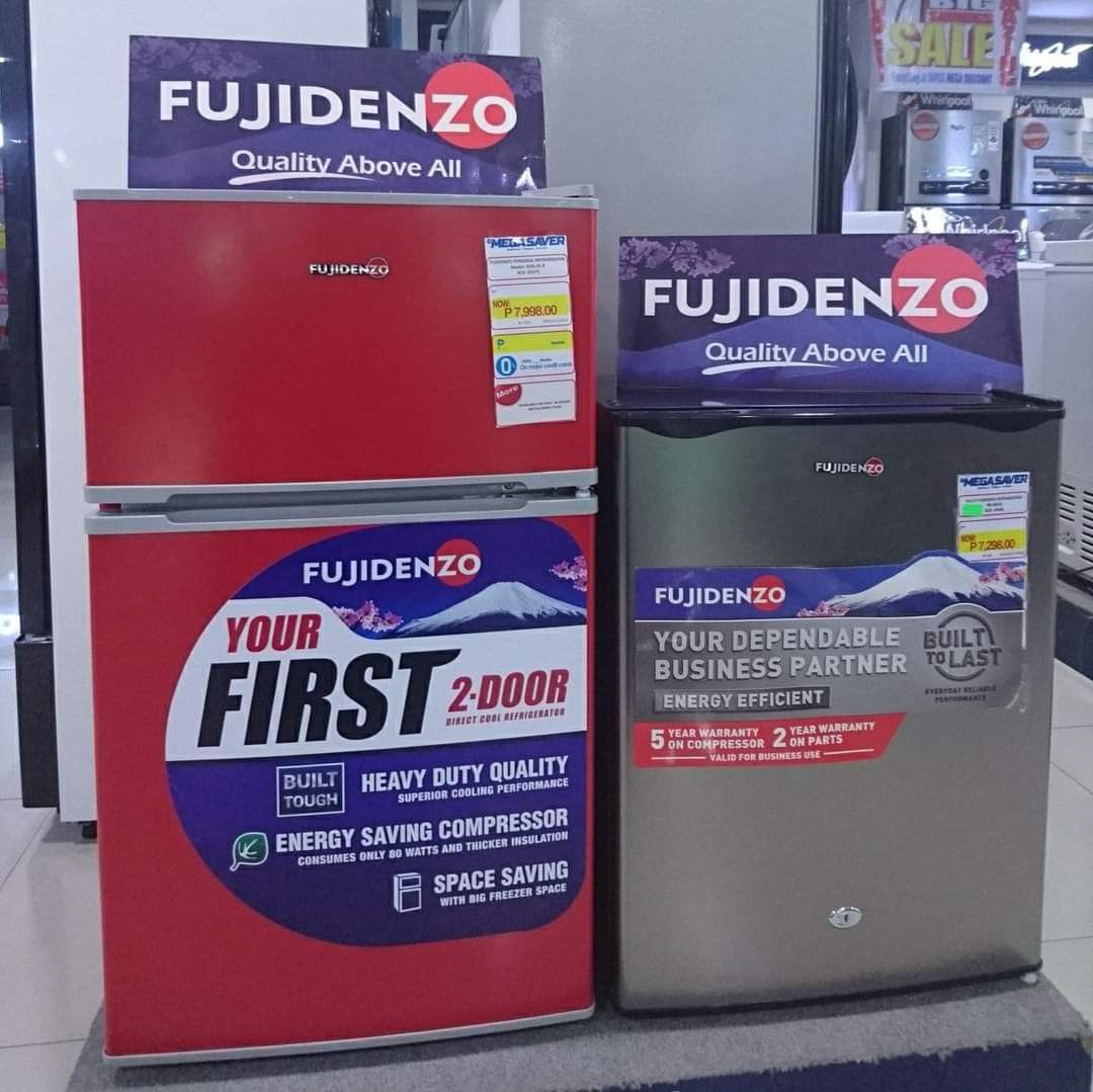 Fujidenzo two door Refrigerator energy efficient, TV & Home Appliances