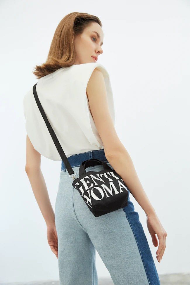 GENTLEWOMAN GW BLACK MICRO CANVAS TOTE BAG, Women's Fashion, Bags u0026  Wallets, Tote Bags on Carousell