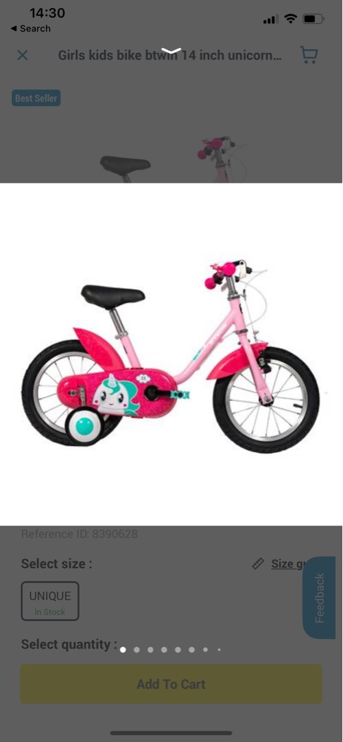 Velo best sale btwin licorne