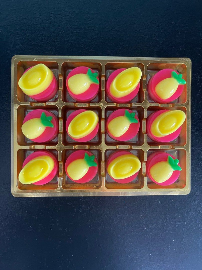 Gold Ingots/Pineapples Agar Agar Jelly, Food & Drinks, Homemade Bakes