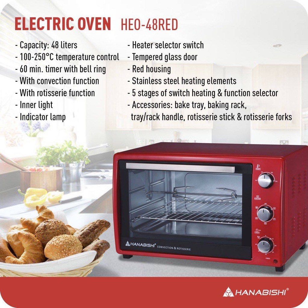 Hanabishi Electric Oven, TV & Home Appliances, Kitchen Appliances