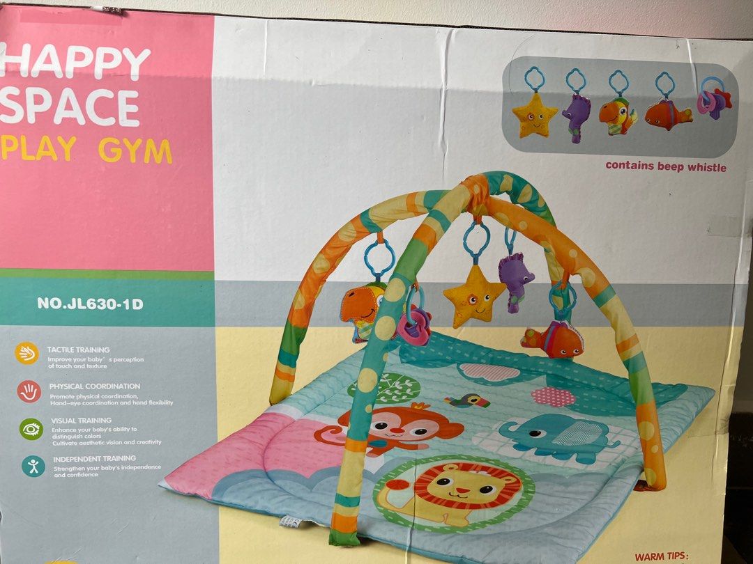 Happy space/play gym, Babies & Kids, Infant Playtime on Carousell