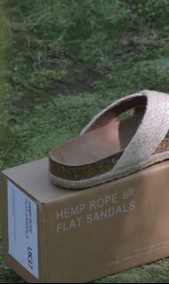 Hemp Rope Flat Sandals