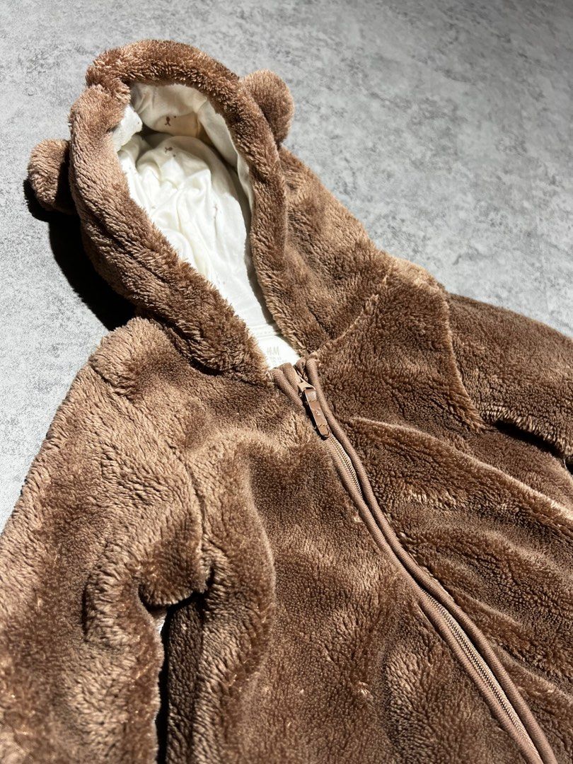 H&m Baby Bear Jacket H&M Baby Furry Bear Onesie, Babies Kids