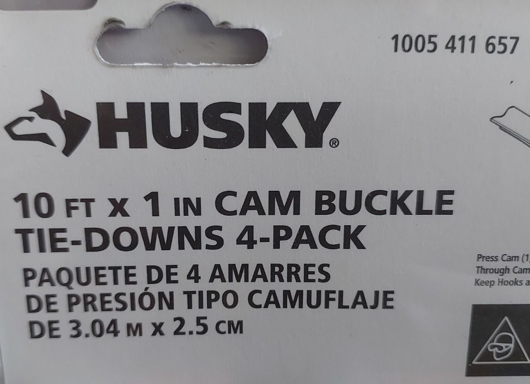 Husky Rachet Tie Down Cambuckle Tie Down Assorted NewUSA, Furniture