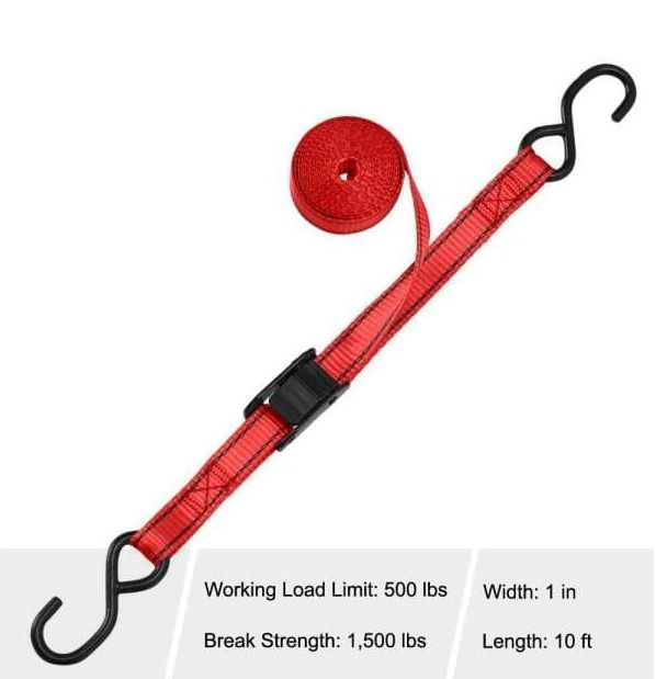 Husky Rachet Tie Down Cambuckle Tie Down Assorted NewUSA, Furniture