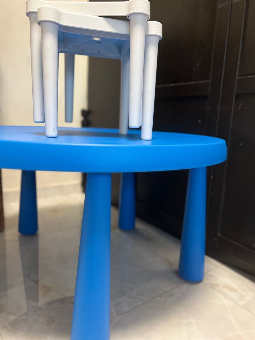 IKEA Children round table + chair., Babies & Kids, Baby Nursery & Kids