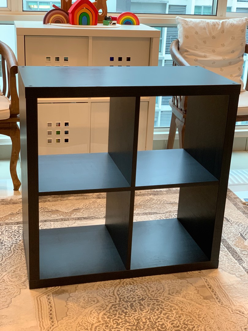 Ikea KALLAX Black, Furniture & Home Living, Furniture, Shelves