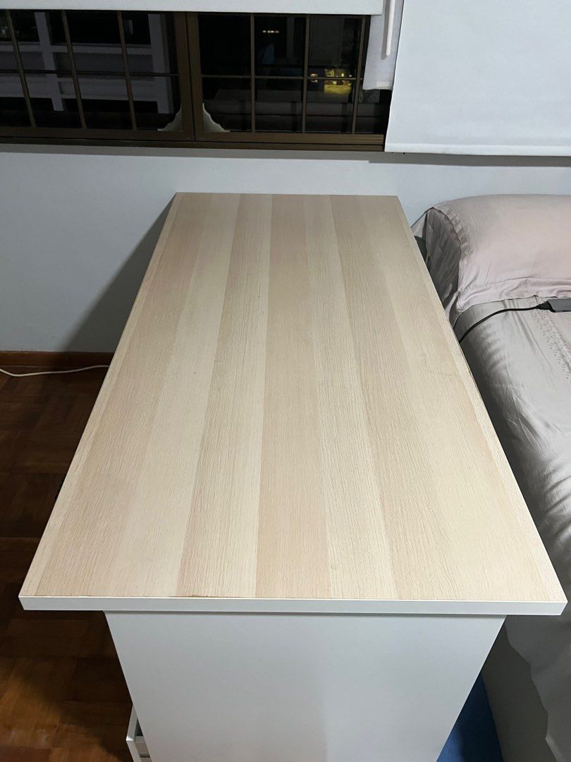 Ikea Study Table 150x75 (with normal legs), Furniture & Home Living