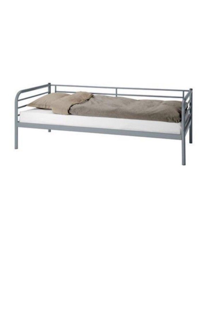 IKEA SVARSTA Single bed frame with pullout underbed frame, Furniture & Home Living, Furniture