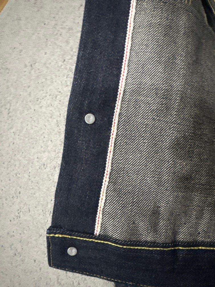 Iron Heart 19oz Denim Selvedge Type III Jacket (Left Hand Twill), Men's