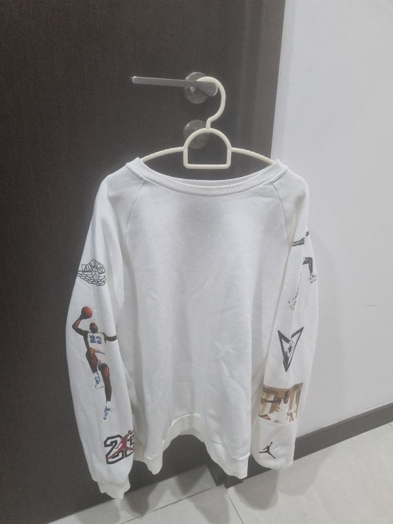 White jordan sweater outlet
