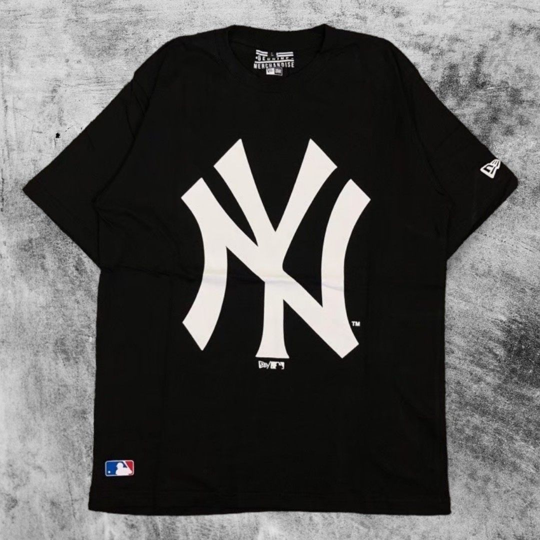 Kaos New York Yankees Original, Fesyen Pria, Pakaian , Atasan di Carousell