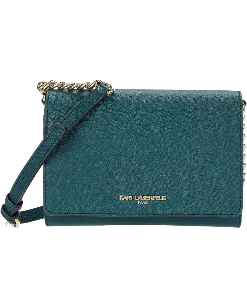 Karl Lagerfeld Paris Connie Crossbody In Brown/Gold (multiple Colours