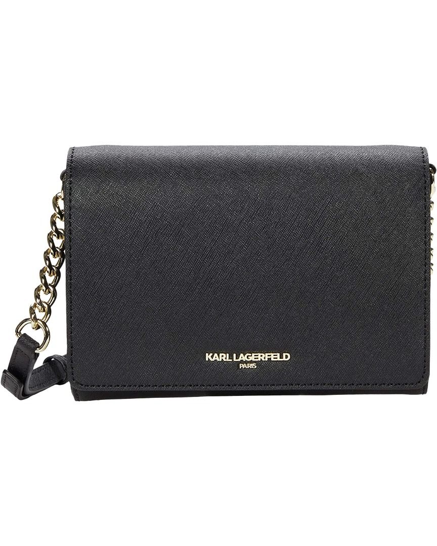 Karl Lagerfeld Paris Connie Crossbody In Brown/Gold (multiple Colours