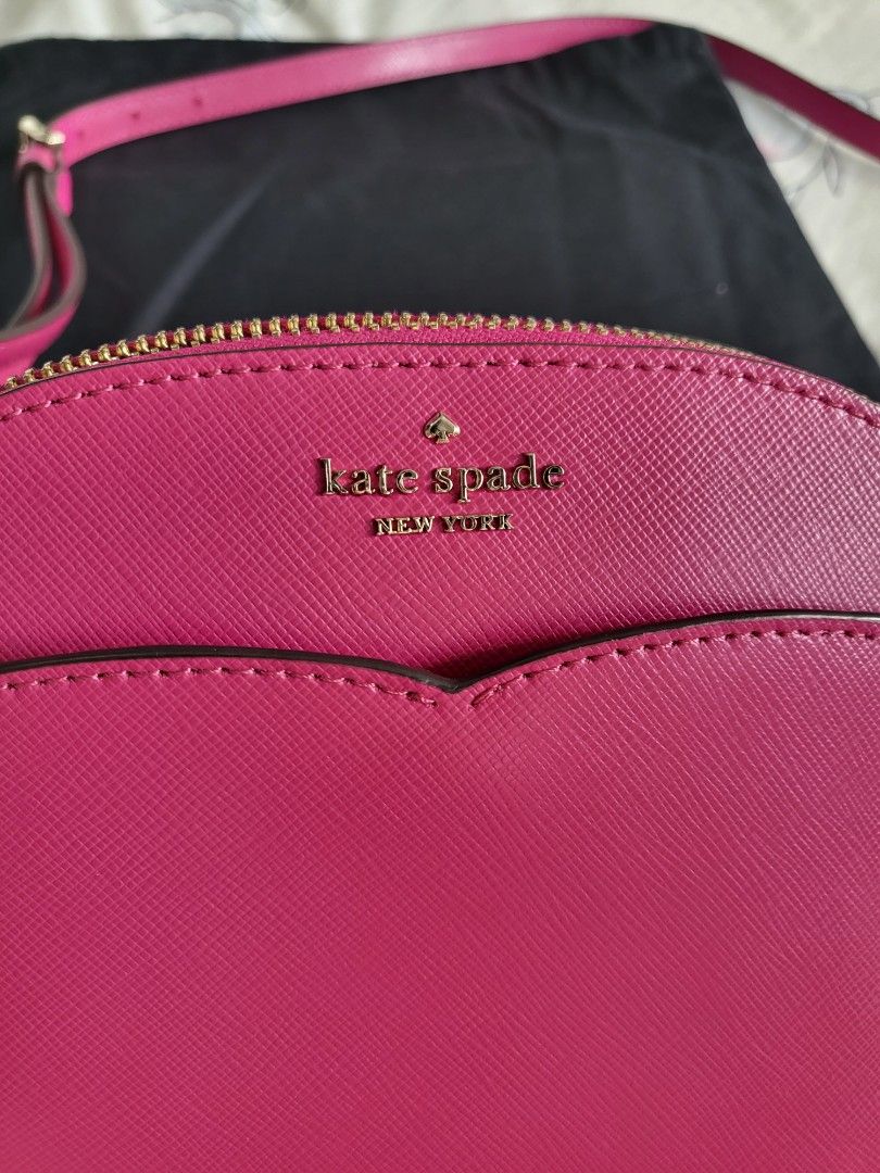 Kate Spade payton dome crossbody bag in pink, Luxury, Bags & Wallets on ...