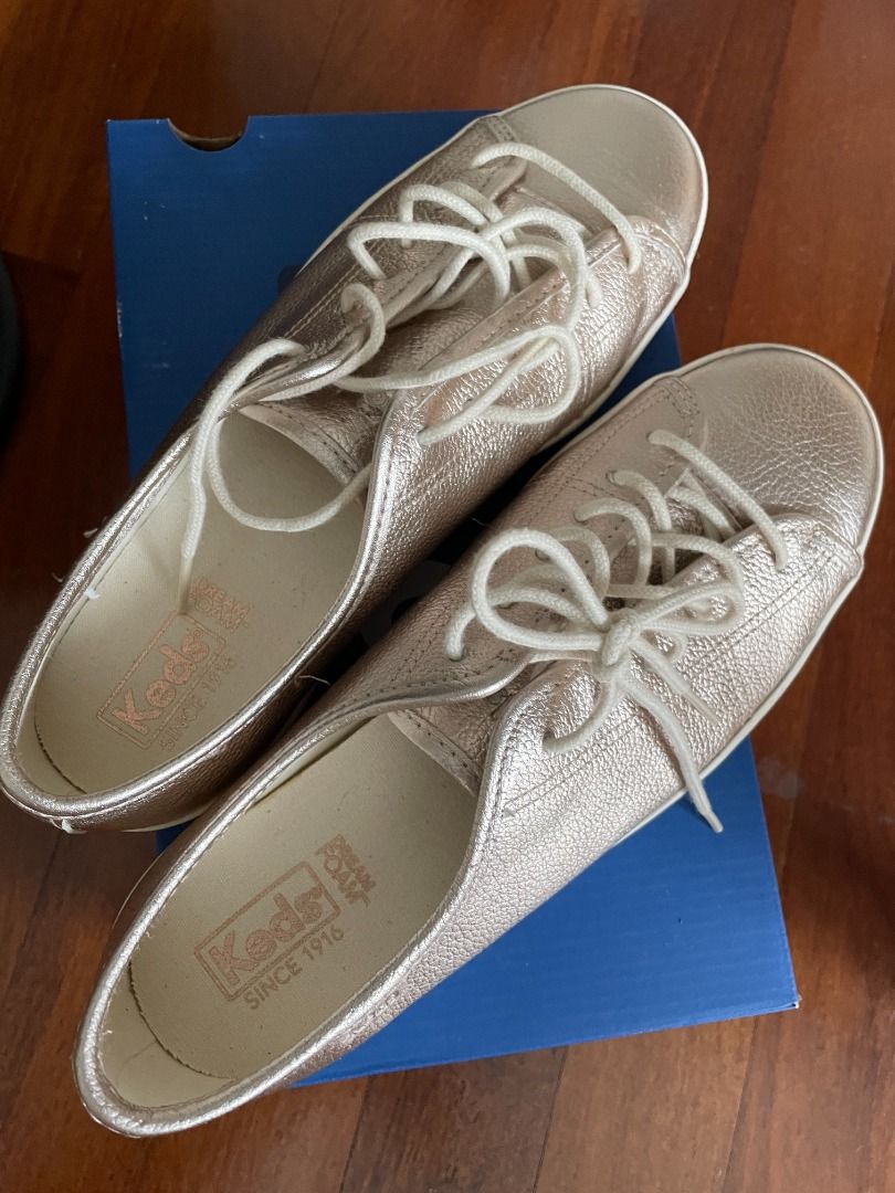 Keds cheap gold sneakers