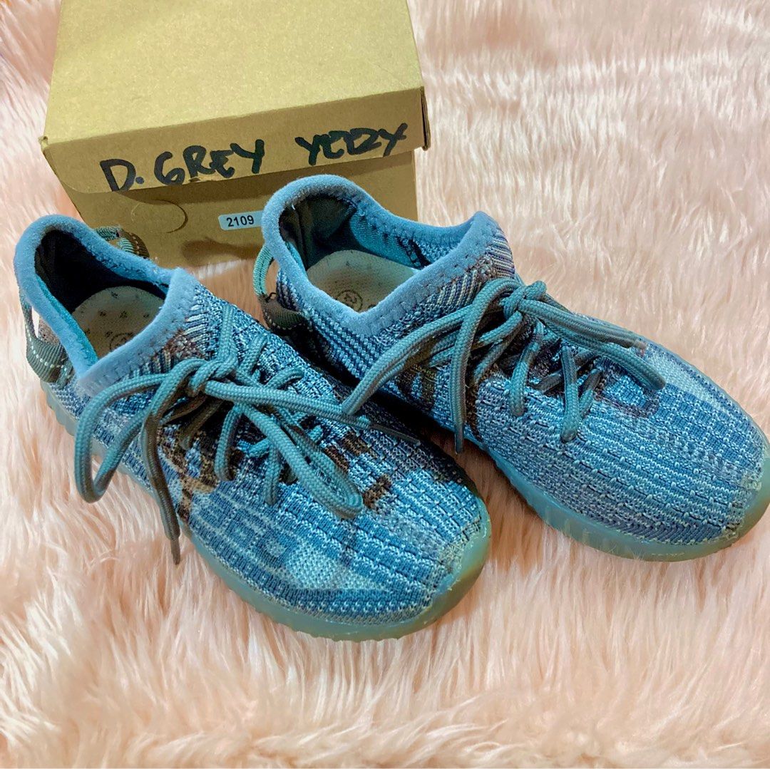 KIDS INSPIRED DARK GREY YEEZY BOOST SHOES
